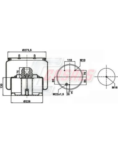 Botella Suspension Completa Daf