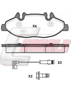 Kit Pastillas Mercedes Vito Delantera