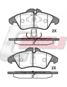 Kit Pastillas De Freno Mercedes Sprinter