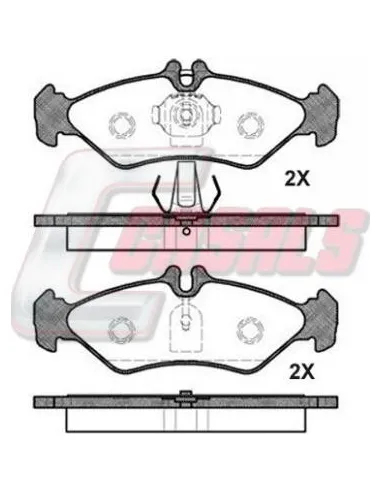 Kit Pastillas De Freno Mercedes Sprinter