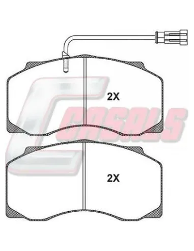 Kit Pastillas De Freno Daf 50