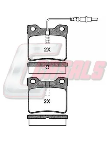 Kit Pastillas De Freno Mercedes Vito