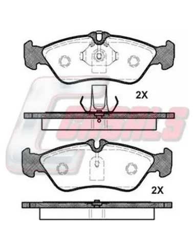 Kit Pastillas De Freno Mercedes Sprinter