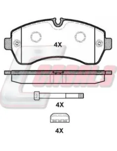 Kit Pastillas De Freno Wva 29200