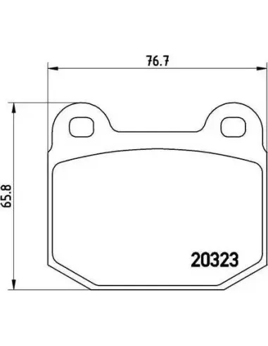 P59004 Juego de pastillas de freno Brembo