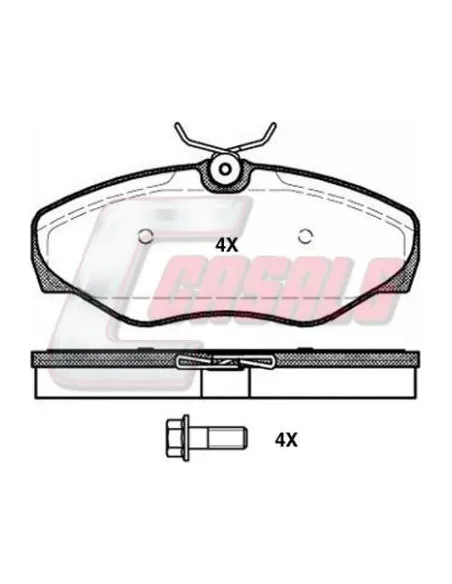Kit Pastillas De Freno