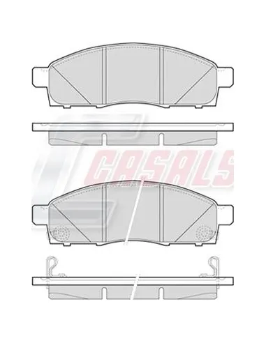 Pastilla De Freno Nissan Nv200