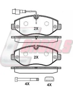 Kit Pastillas De Freno Wva.29229-29230