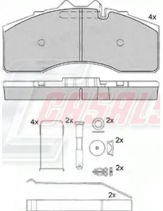 PASTILLA DE FRENO BPW: 29267
