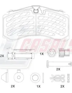 Pastilla De Freno Wva  29318