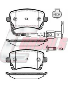 Kit Pastillas De Freno Wva.23326
