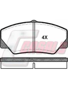 Kit Pastillas De Freno Ford Transit