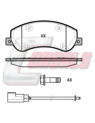 Kit Pastillas De Freno Wva.24484