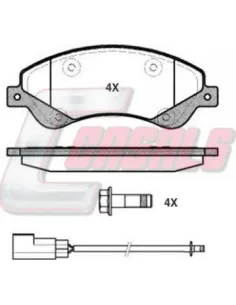 Kit Pastillas De Freno Wva.24485