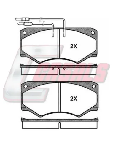 Kit Pastillas De Freno Iveco Daily