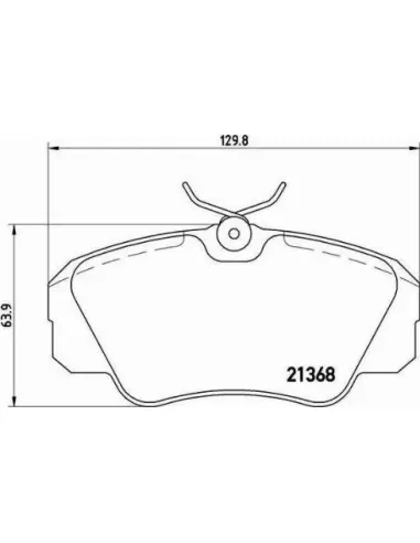 P59016 Juego de pastillas de freno Brembo