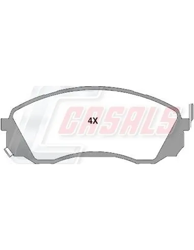 Pastillas de freno Hyundai 164, 6 63, 4 17, 6