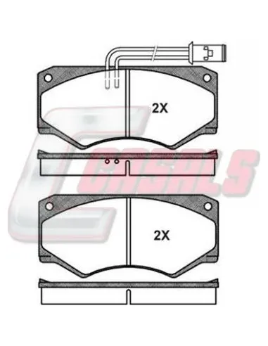 Kit Pastillas De Freno Iveco Daily