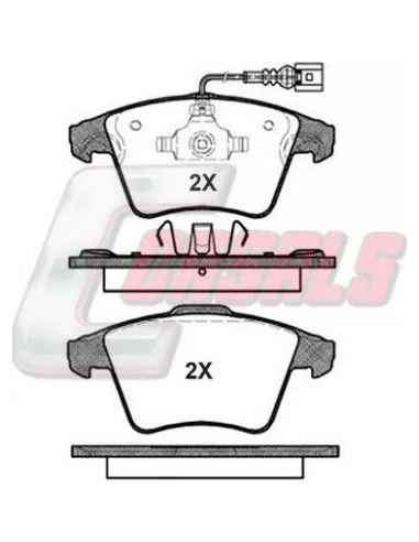 Kit De Pastillas De Freno Volkswagen: Transporter V / Caravelle