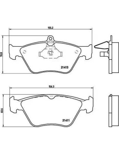 P59019 Juego de pastillas de freno Brembo