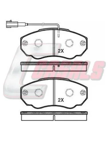 Kit Pastillas De Freno Wva 23859/917/918