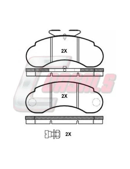 Kit Pastillas De Freno Wva.20933