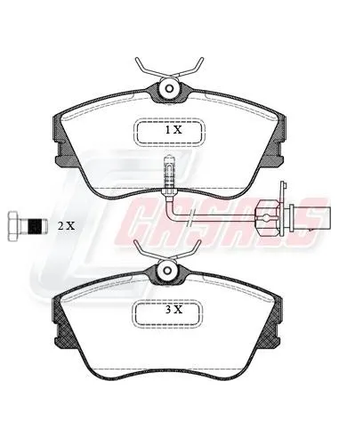 Kit Psatillas De Freno Wva.21478