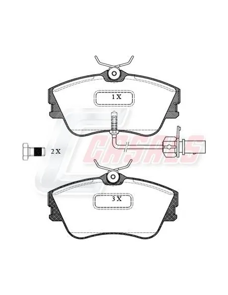 Kit Pastillas De Freno Wva.21478