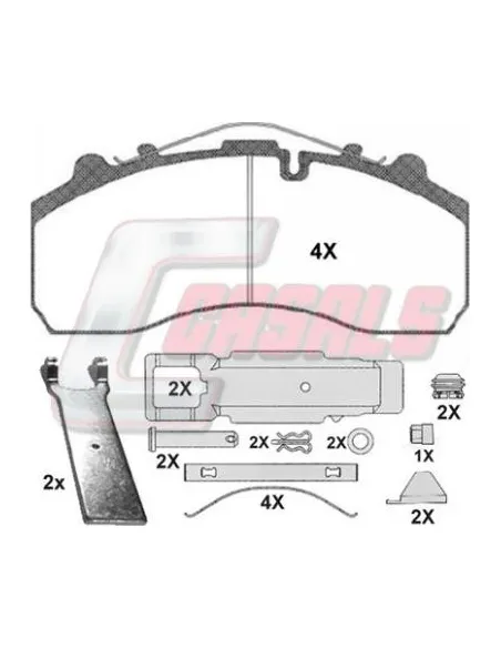 Kit Pastillas De Freno