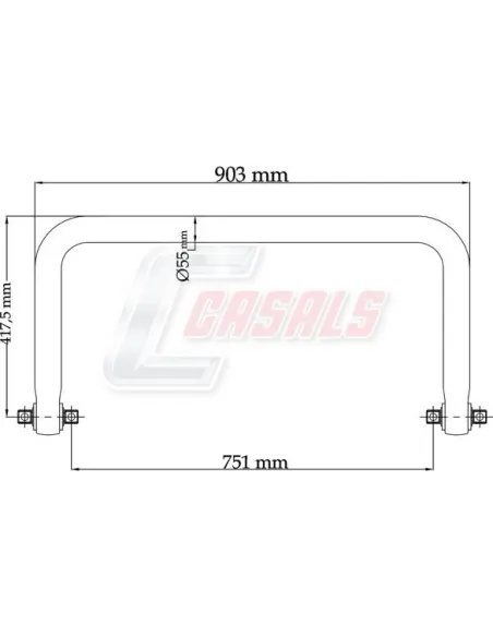 Barra Estabilizadora Volvo L-903Mm
