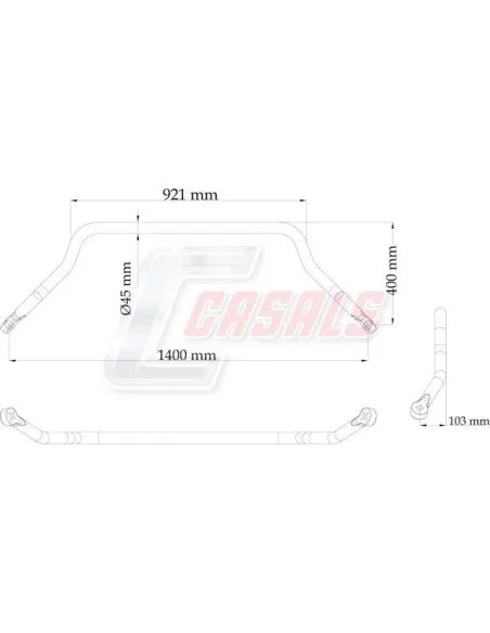 Barra Estabilizadora Volvo L-921Mm
