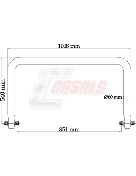 Barra Estabilizadora Volvo L-1008Mm