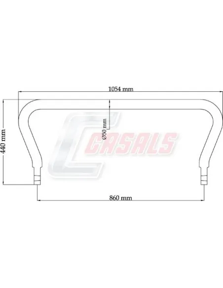 Barra Estabilizadora Volvo L-1054Mm
