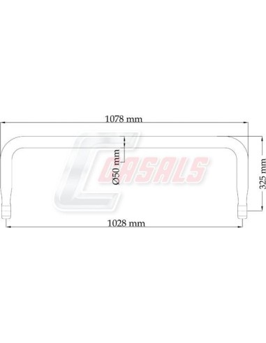 Barra Estabilizadora Daf L-1078Mm