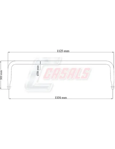 Barra Estabilizadora Man L-1125Mm