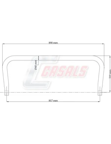 Barra Estabilizadora Volvo Trasera