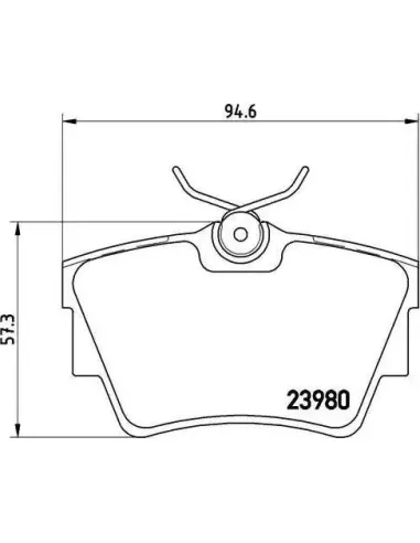 P59041 Juego de pastillas de freno Brembo