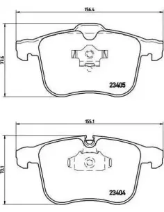 P59046 Juego de pastillas de freno Brembo