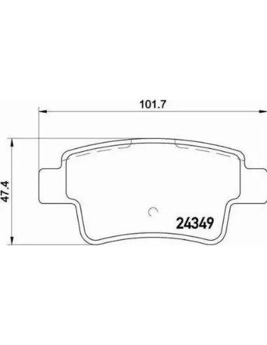 P59057 Juego de pastillas de freno Brembo