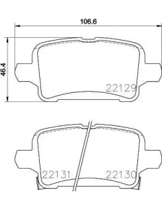 P59090 Juego de pastillas de freno Brembo
