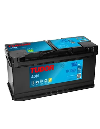 TUDOR - TK1060 - Batería de arranque 12 V 106AH 950A +ETN 0 392X