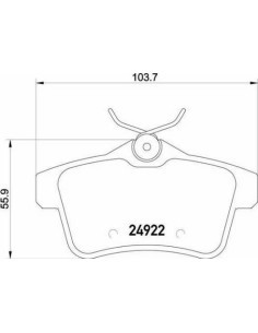 P61114X Juego de pastillas de freno Brembo