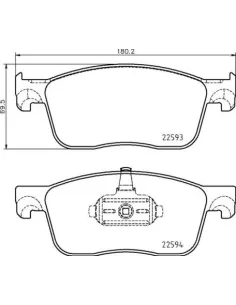P61134 Juego de pastillas de freno Brembo