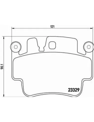 P65009 Juego de pastillas de freno Brembo