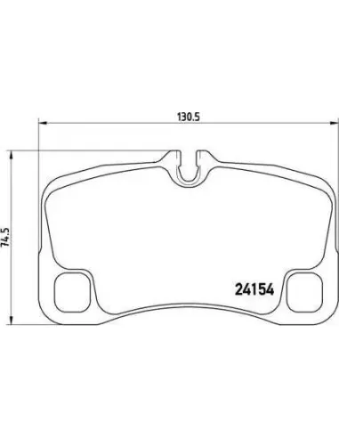 P65012 Juego de pastillas de freno Brembo