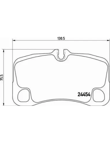 P65013 Juego de pastillas de freno Brembo