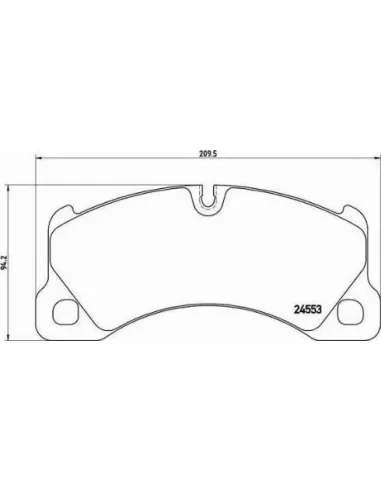 P65017 Juego de pastillas de freno Brembo