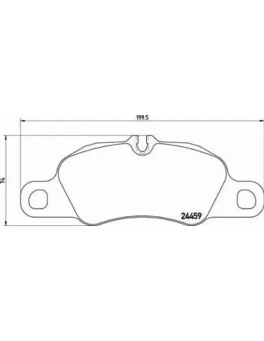 P65018 Juego de pastillas de freno Brembo