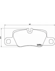 P65020 Juego de pastillas de freno Brembo