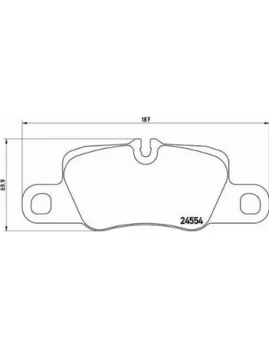 P65020 Juego de pastillas de freno Brembo